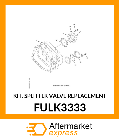 KIT, SPLITTER VALVE REPLACEMENT FULK3333