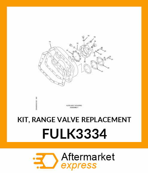 KIT, RANGE VALVE REPLACEMENT FULK3334