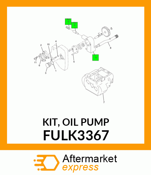 KIT, OIL PUMP FULK3367