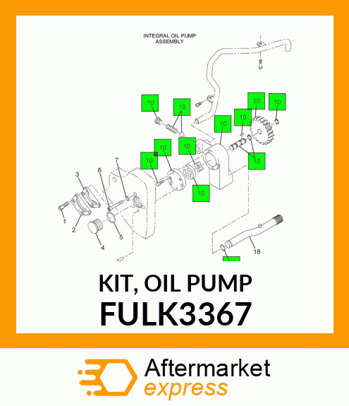 KIT, OIL PUMP FULK3367