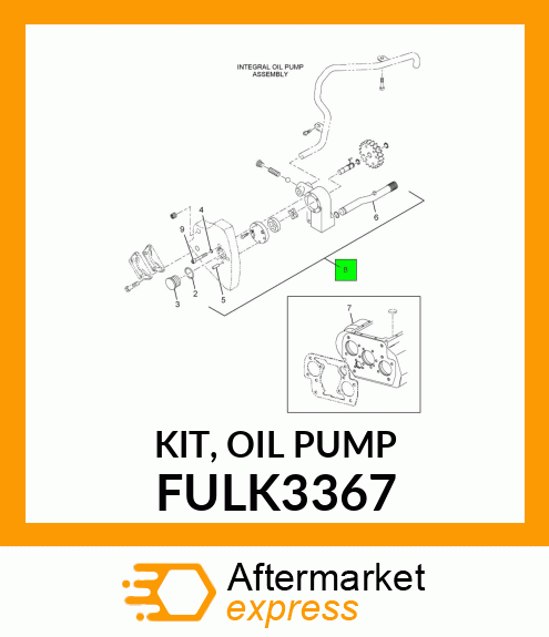 KIT, OIL PUMP FULK3367