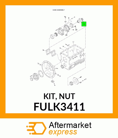 KIT, NUT FULK3411