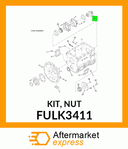 KIT, NUT FULK3411