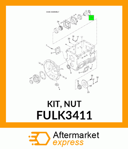 KIT, NUT FULK3411