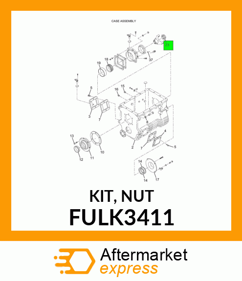 KIT, NUT FULK3411