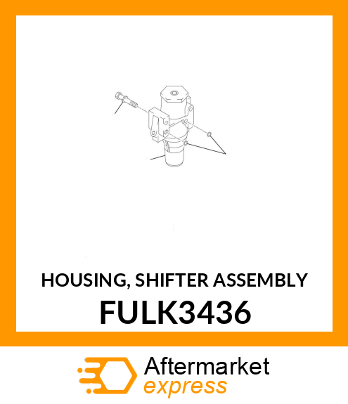 HOUSING, SHIFTER ASSEMBLY FULK3436