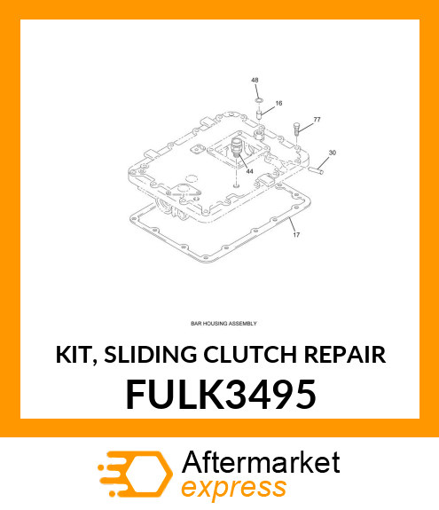 KIT, SLIDING CLUTCH REPAIR FULK3495