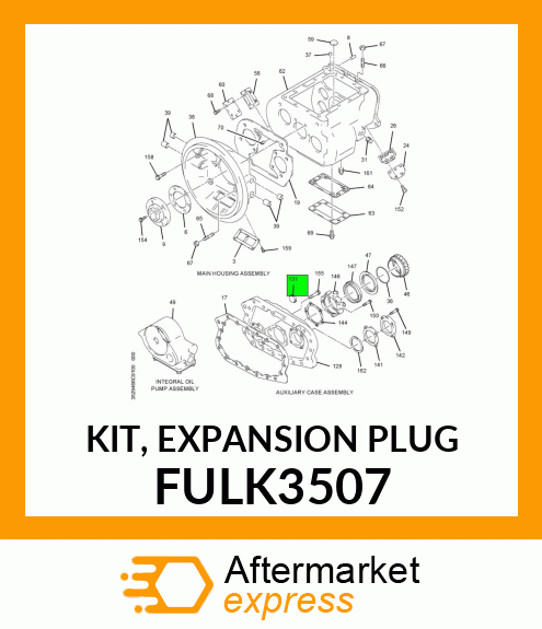 KIT, EXPANSION PLUG FULK3507