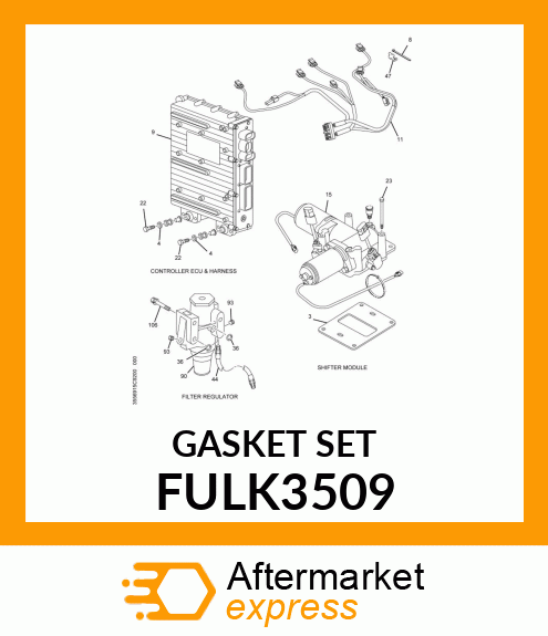 GASKET SET FULK3509