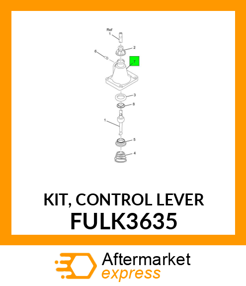 KIT, CONTROL LEVER FULK3635