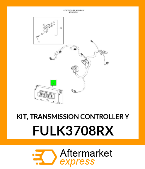 KIT, TRANSMISSION CONTROLLER Y FULK3708RX