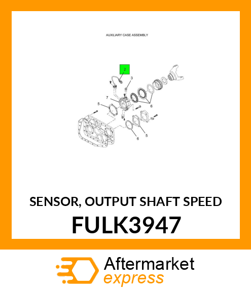 SENSOR, OUTPUT SHAFT SPEED FULK3947