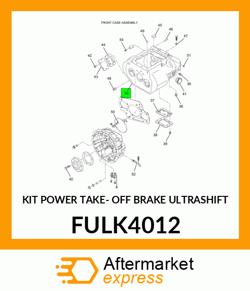 KIT POWER TAKE- OFF BRAKE ULTRASHIFT FULK4012