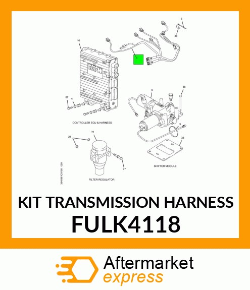 KIT TRANSMISSION HARNESS FULK4118