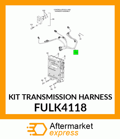 KIT TRANSMISSION HARNESS FULK4118