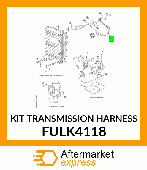 KIT TRANSMISSION HARNESS FULK4118