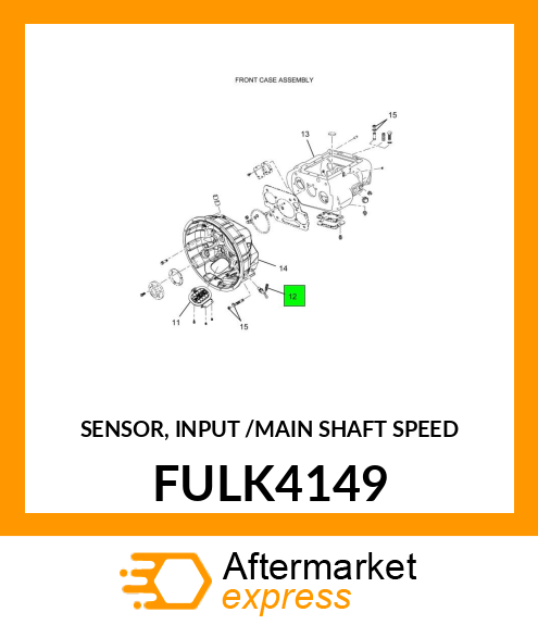 SENSOR, INPUT /MAIN SHAFT SPEED FULK4149