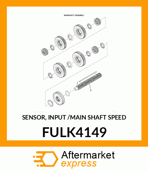 SENSOR, INPUT /MAIN SHAFT SPEED FULK4149