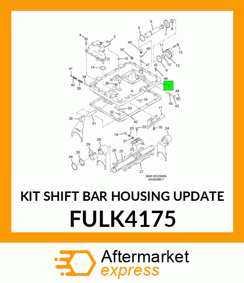 KIT SHIFT BAR HOUSING UPDATE FULK4175