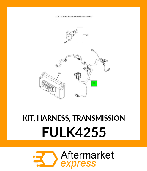 KIT, HARNESS, TRANSMISSION FULK4255