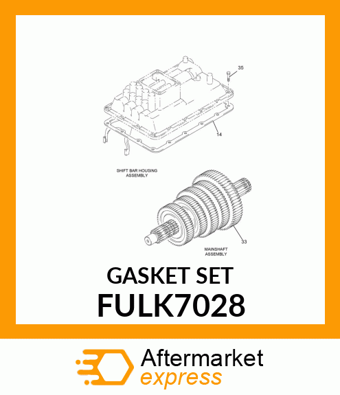 GASKET SET FULK7028