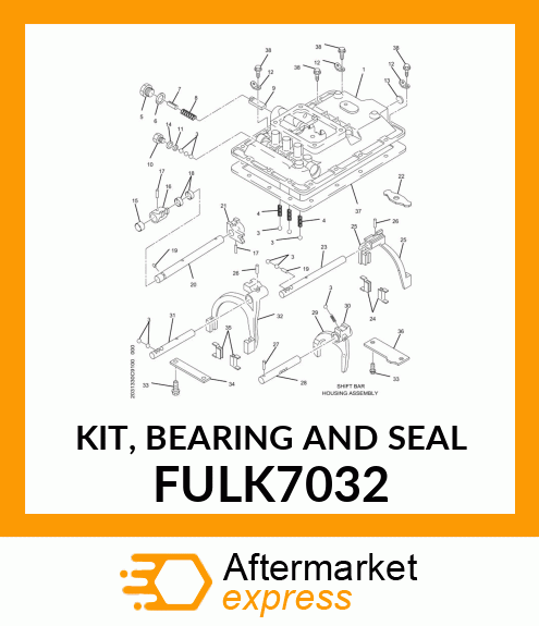 KIT, BEARING AND SEAL FULK7032