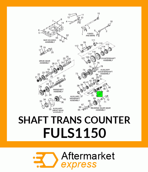 SHAFT TRANS COUNTER FULS1150