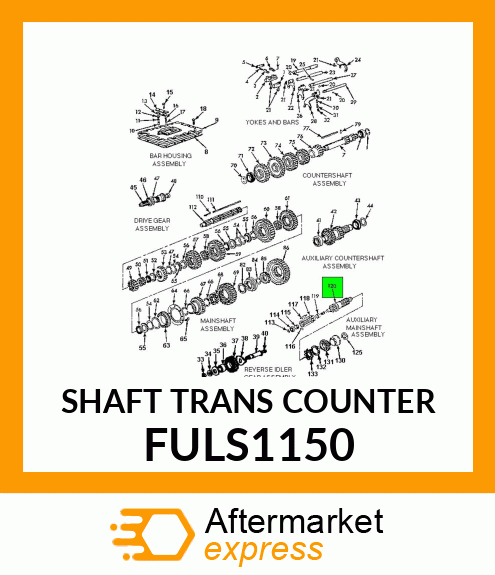 SHAFT TRANS COUNTER FULS1150