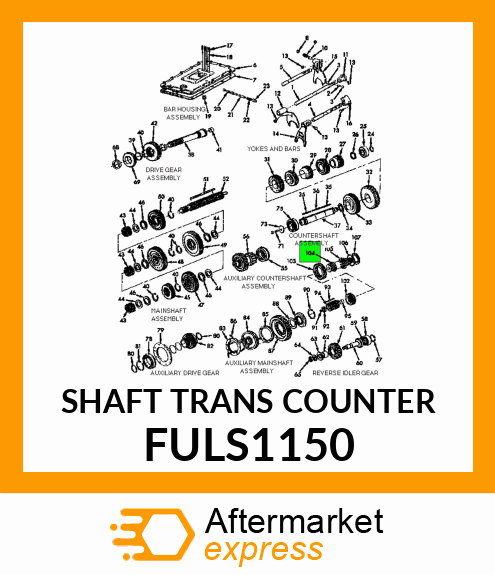 SHAFT TRANS COUNTER FULS1150