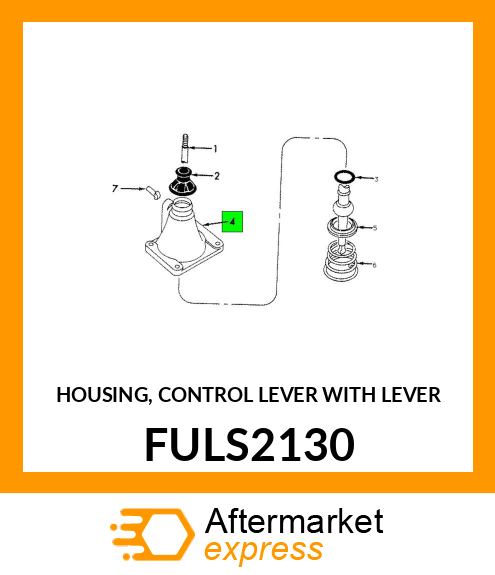 HOUSING, CONTROL LEVER WITH LEVER FULS2130