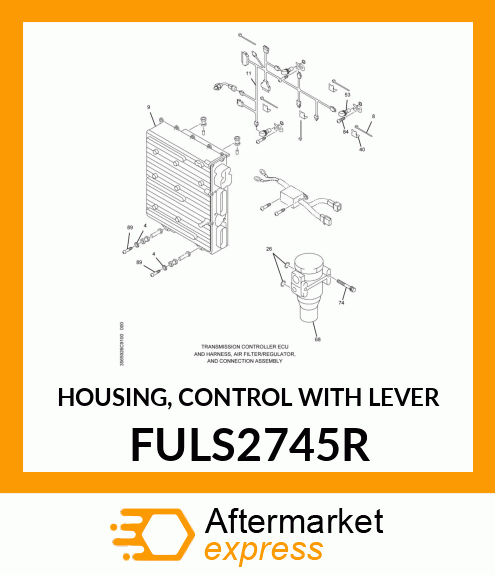 HOUSING, CONTROL WITH LEVER FULS2745R