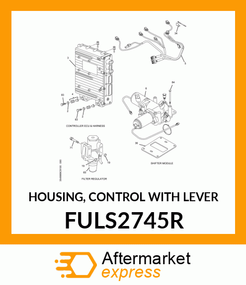 HOUSING, CONTROL WITH LEVER FULS2745R