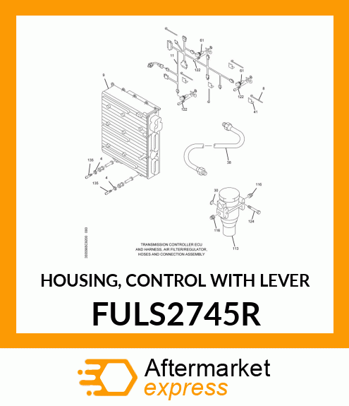 HOUSING, CONTROL WITH LEVER FULS2745R