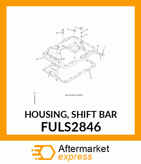 HOUSING, SHIFT BAR FULS2846