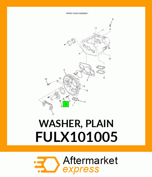 WASHER, PLAIN FULX101005