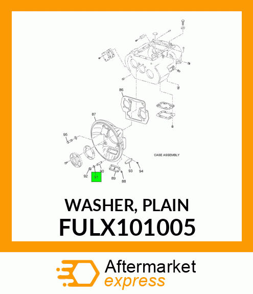 WASHER, PLAIN FULX101005