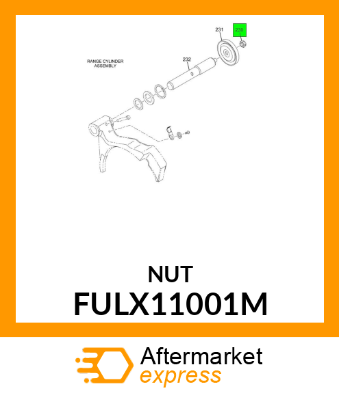 NUT FULX11001M