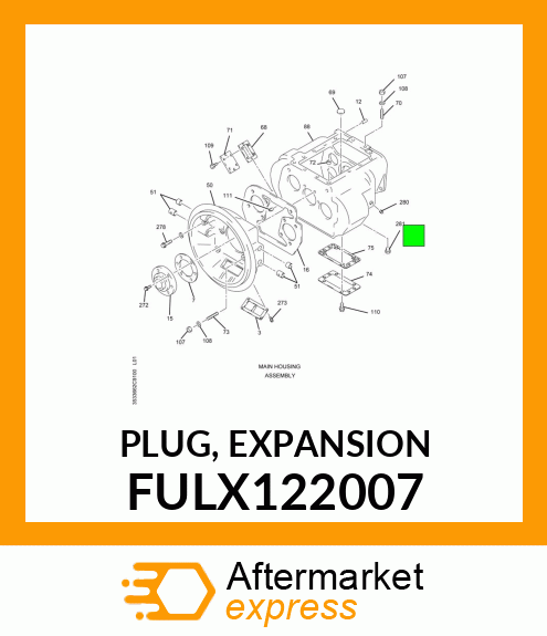 PLUG, EXPANSION FULX122007