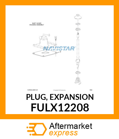 PLUG, EXPANSION FULX12208