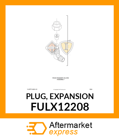 PLUG, EXPANSION FULX12208