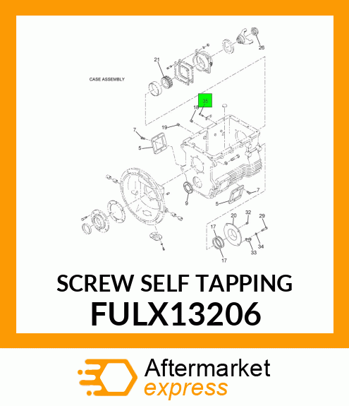 SCREW SELF TAPPING FULX13206