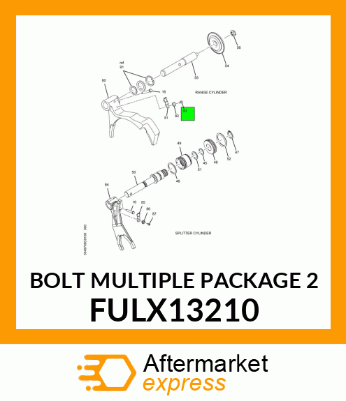 BOLT MULTIPLE PACKAGE 2 FULX13210