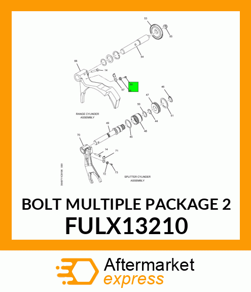 BOLT MULTIPLE PACKAGE 2 FULX13210