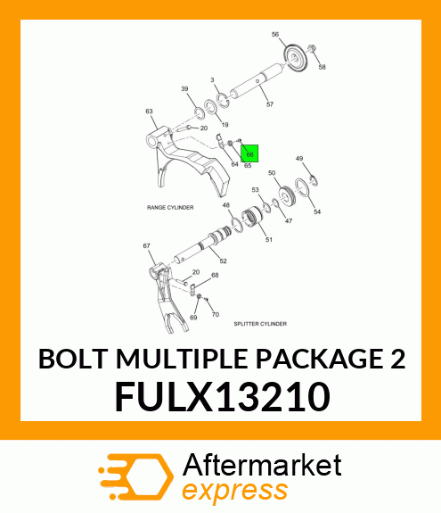 BOLT MULTIPLE PACKAGE 2 FULX13210