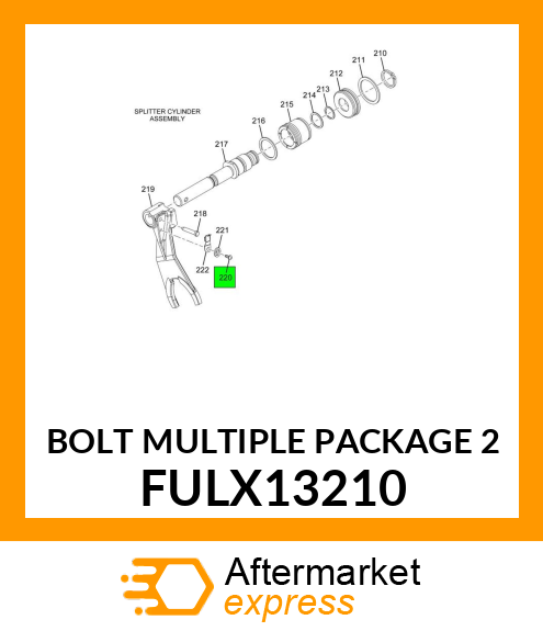 BOLT MULTIPLE PACKAGE 2 FULX13210