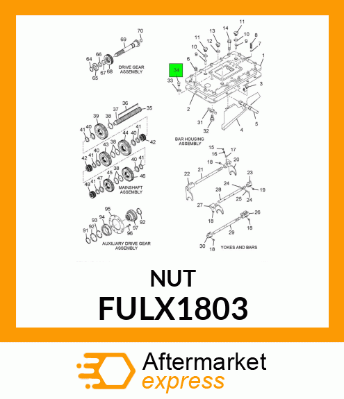 NUT FULX1803