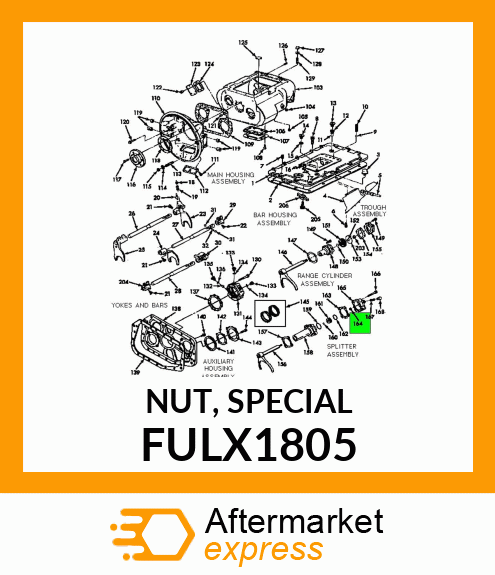 NUT, SPECIAL FULX1805