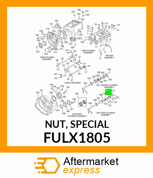 NUT, SPECIAL FULX1805