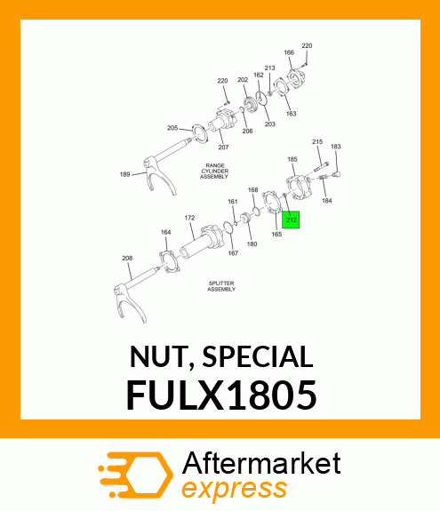 NUT, SPECIAL FULX1805