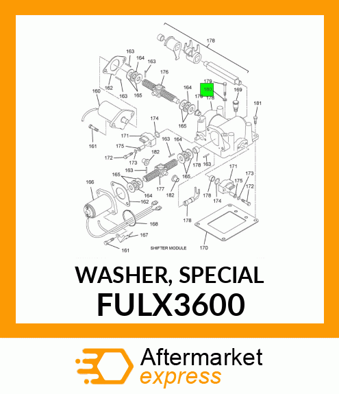 WASHER, SPECIAL FULX3600